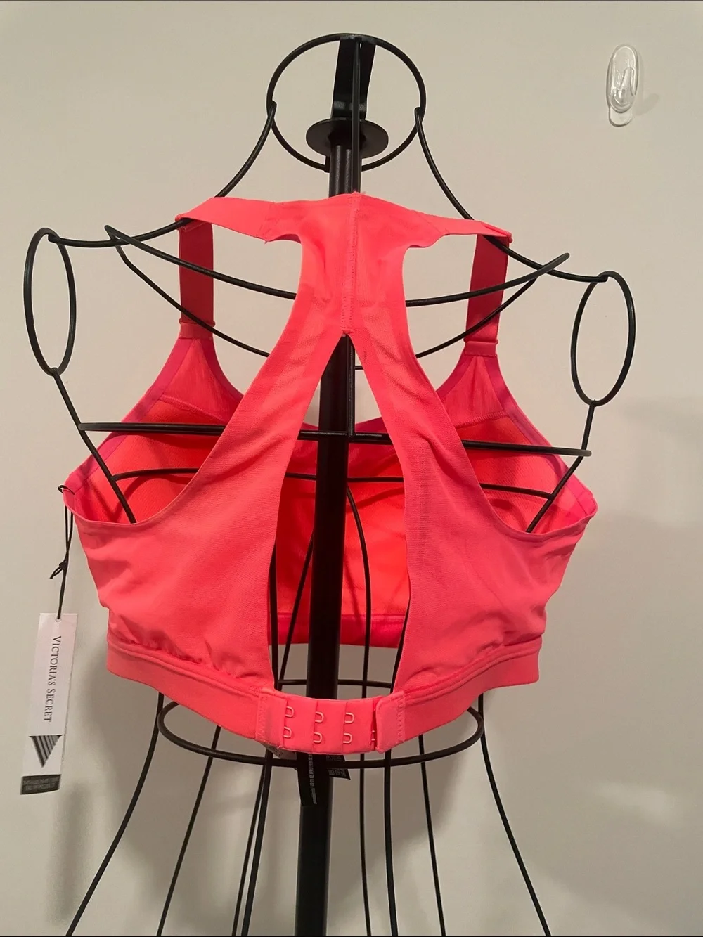 Victoria's Secret Coral/Pink Racerback Sports Bra